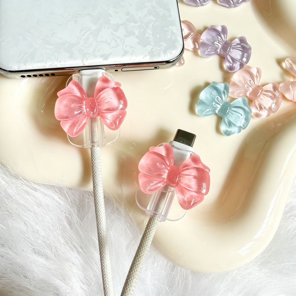 Tethering Cable Usb - Милый блестящий чехол-защита для кабеля с