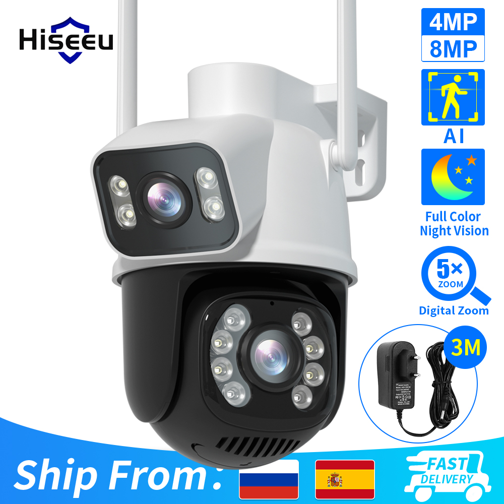 Photography With Ai - Беспроводная IP-камера Hiseeu 4K 8MP PTZ