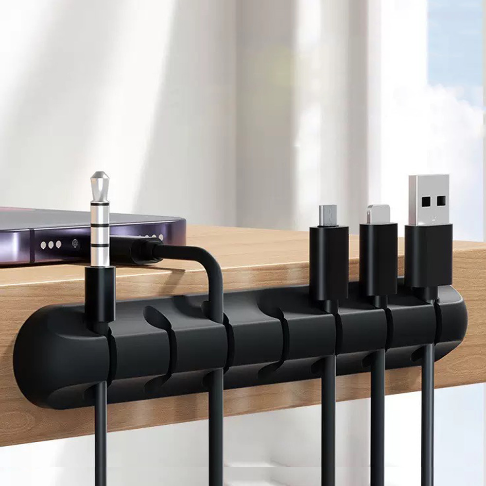Tethering Cable Usb - Органайзер для шнура кабеля, силиконовые зажимы