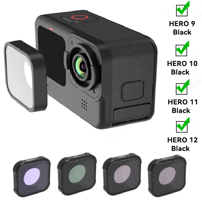 Gopro Action Camera Hero 11 Black - Комплект фильтров CPL UV ND8 ND16