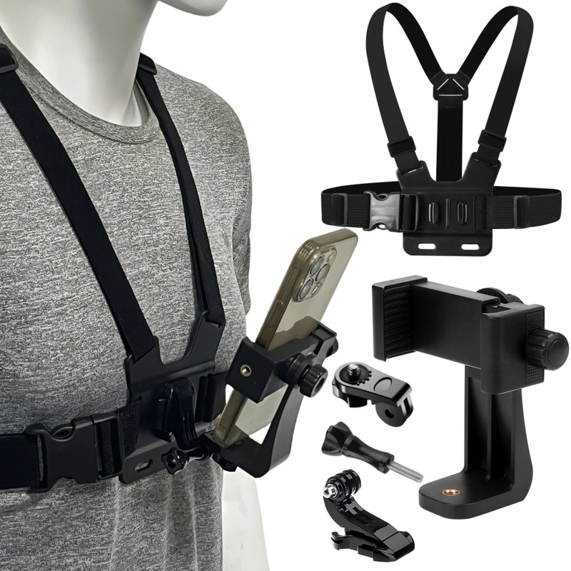 Gopro Action Camera Hero 11 Black - Нагрудный ремень-крепление для телефона для iPhone