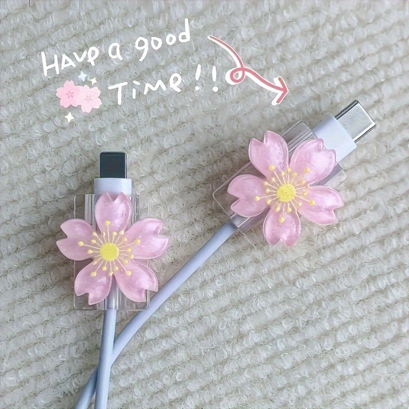 Tethering Cable Usb - 2 шт., мультяшная защита для кабеля,