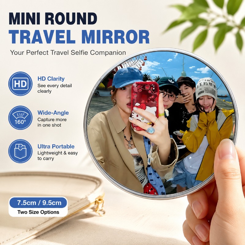 Photography Product - Портативное круглое выпуклое зеркало для ручной