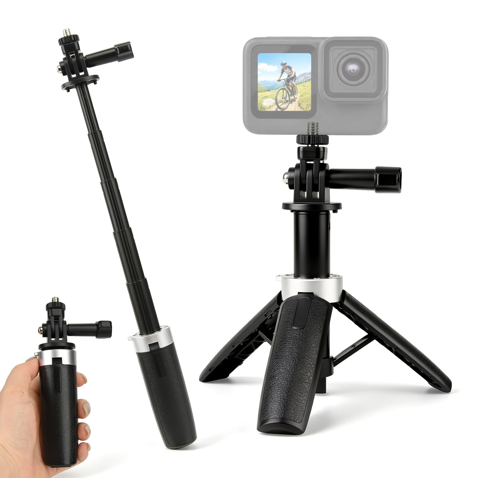 Миниатюрный выдвижной штатив,  – обзор и цена Gopro Action Camera Hero 11 Black