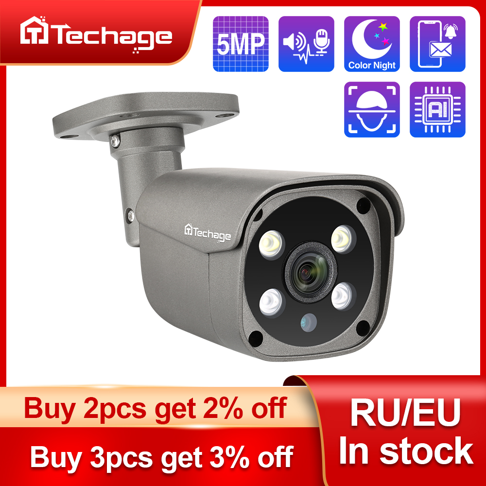 Techage H.265 4K 5MP 8MP PoE I – обзор и цена Photography With Ai