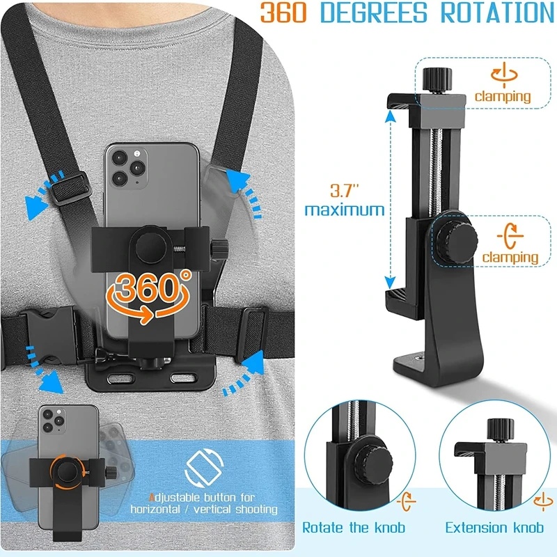 Нагрудный ремень-крепление для – обзор и цена Gopro Action Camera Hero 11 Black