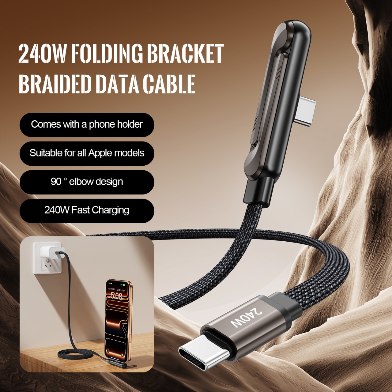 Кабель USB A - Type C с поддер – обзор и цена Tethering Cable Usb