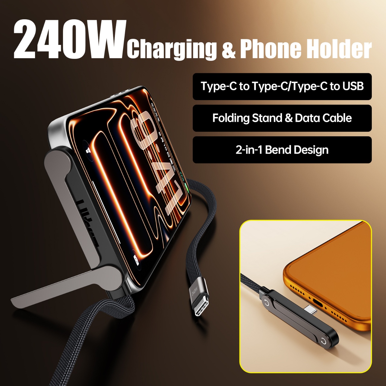 Кабель USB A - Type C с поддер – обзор и цена Tethering Cable Usb
